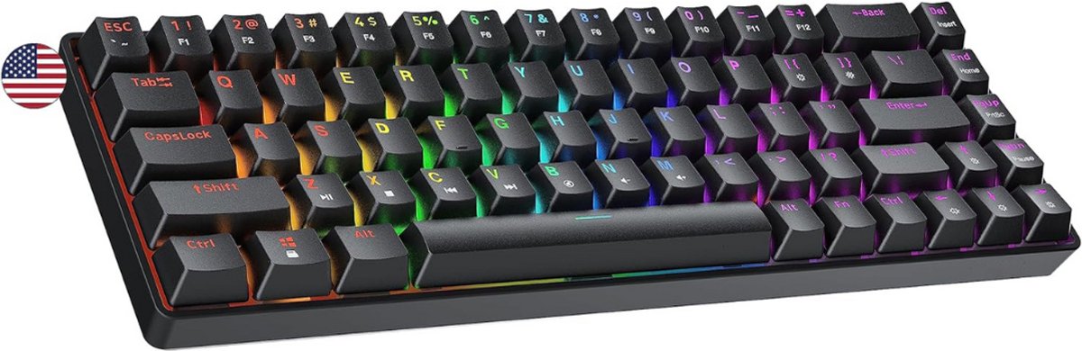 CLGP® Mechanical Keyboard - Mechanisch Toetsenbord Gaming - Zwart