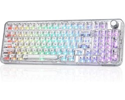 Draadloos Mechanisch Gaming Toetsenbord met Hot-Swap Functie en RGB-Effecten