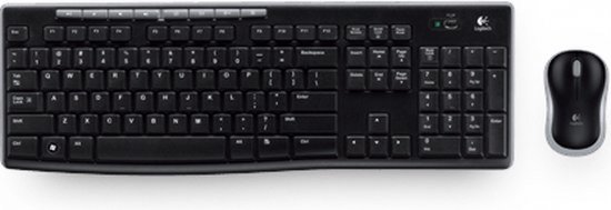 Logitech Wireless Combo MK270 toetsenbord Inclusief muis RF Draadloos QWERTZ Tsjechisch - Zwart