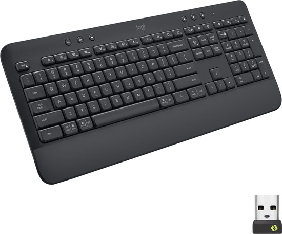 Logitech Signature K650 - Draadloos Toetsenbord - Bluetooth - QWERTZ - Zwitsers - Grafiet