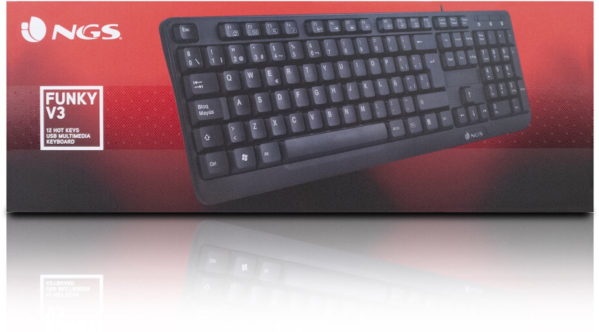 NGS Keyboard -KEYBOARD-0344 Black