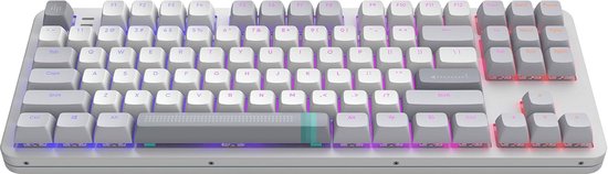 Mechanisch Gaming Toetsenbord TKL 80% Aluminium Hot-Swap Gasket Mount ANSI US RGB