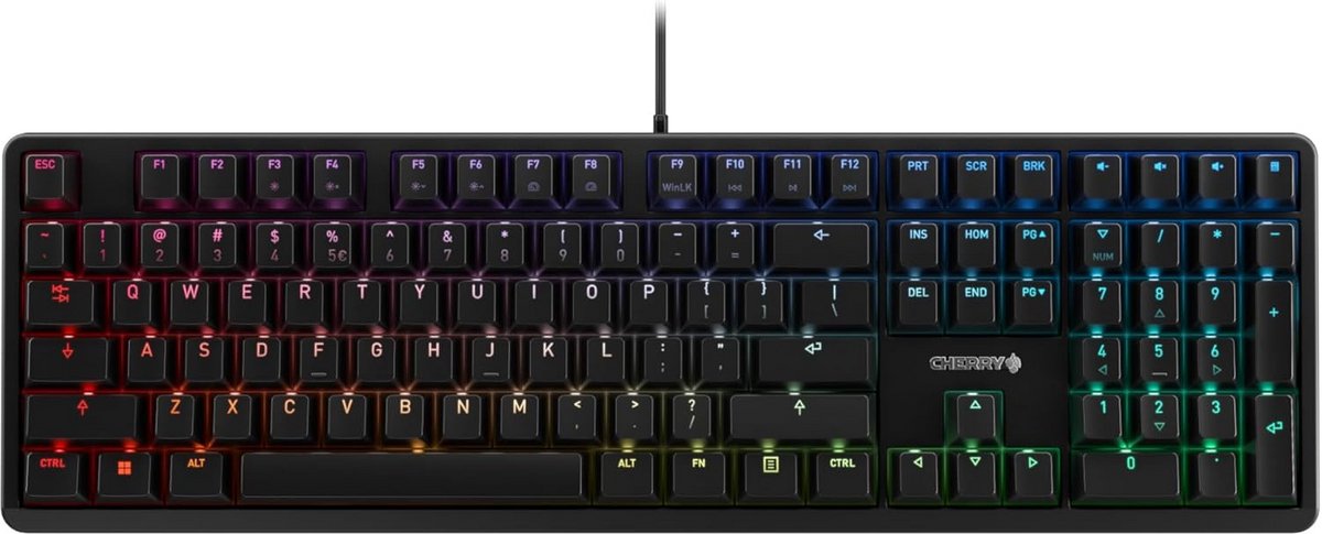 Mechanisch Gaming-Toetsenbord met RGB Verlichting en Stil Toetsaanslag