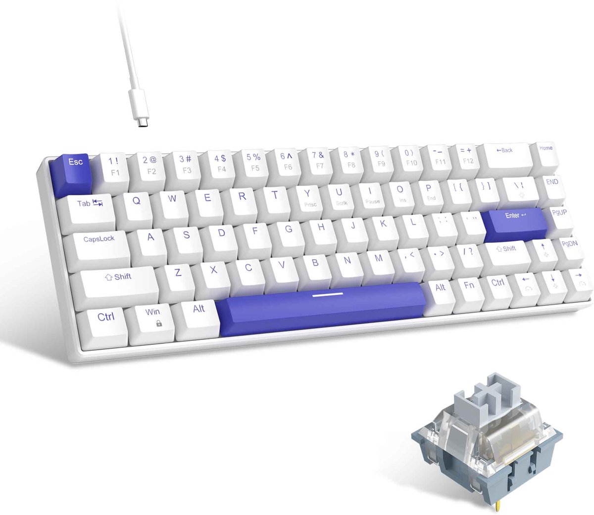 MageGee MK-BOX - Mechanisch Toetsenbord - Gaming Toetsenbord - Keyboard - Bedraad - Whale Switch