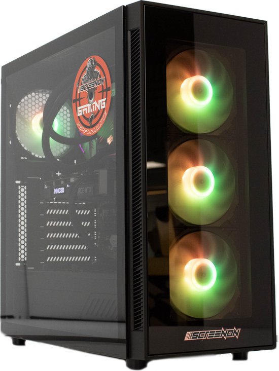 ScreenON - Ryzen 7 - 480GB M.2 SSD + 2TB HDD - RTX 3070 8GB - GamePC.X42564