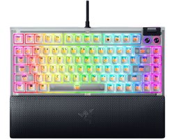 Razer BlackWidow V4 75% - Gaming Toetsenbord - Mechanische Orange Switch - RGB - Qwerty - Wit/Zwart