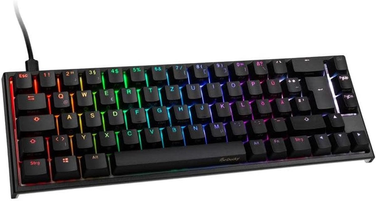 Compact 65% Mechanisch Gaming Toetsenbord met RGB Verlichting USB-C