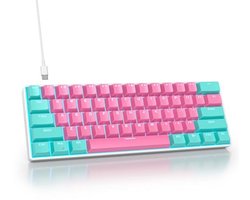 Mechanisch Gaming Toetsenbord met LED Verlichting en 61 Toetsen