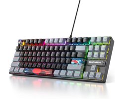 Mechanisch 75% Gaming Toetsenbord met RGB-verlichting