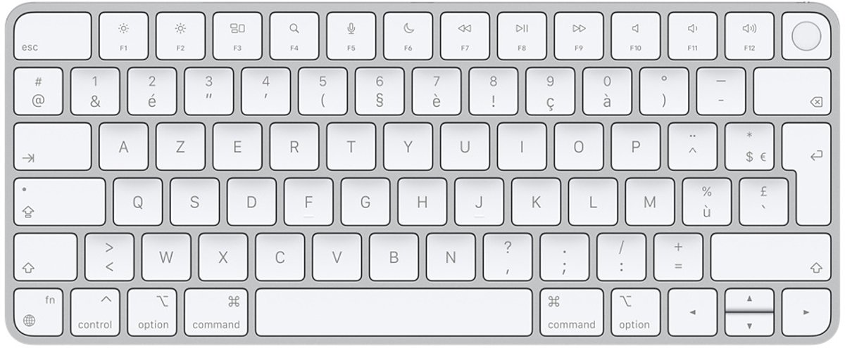 Apple Magic Keyboard met Touch ID AZERTY wit