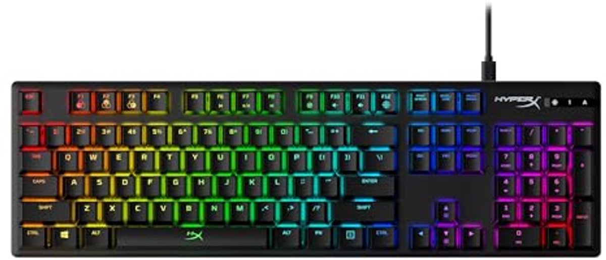 Mechanisch Gamingtoetsenbord met RGB LED Verlichting en Macro Aanpassing