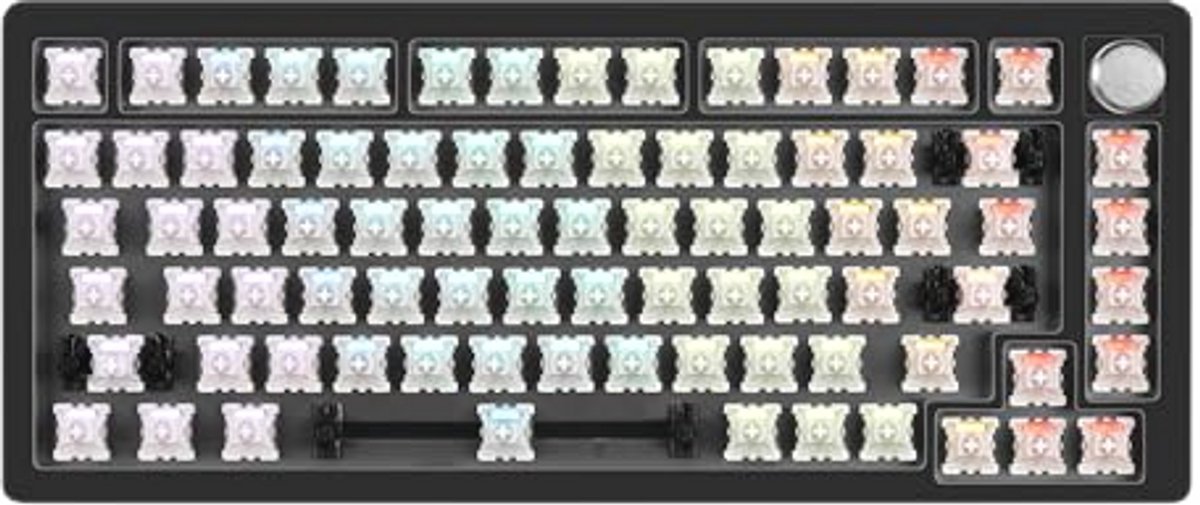 Compact Mechanisch Gaming Toetsenbord met 82 Toetsen en Anti-Ghosting