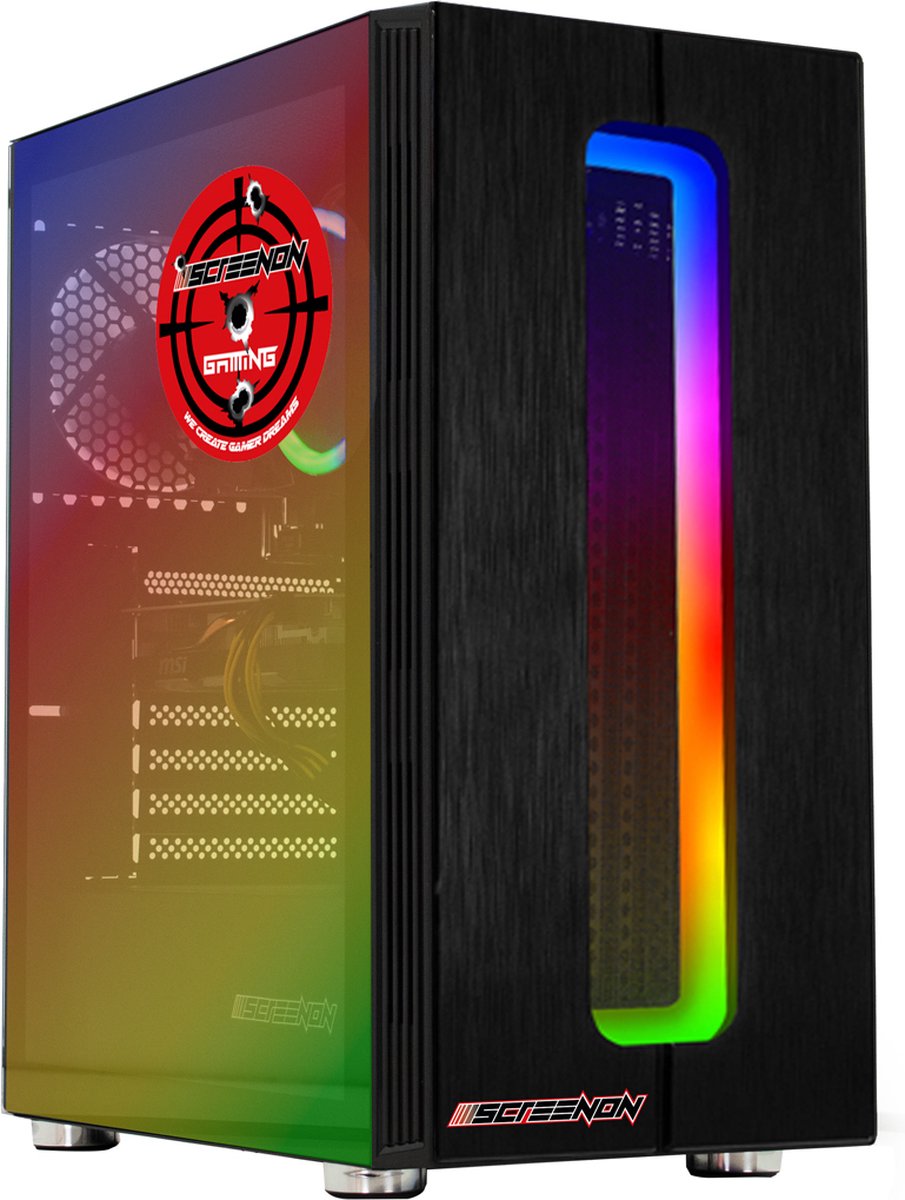 ScreenON - Game PC - Ryzen 3 - 512GB M.2 SSD - 16GB RAM - Radeon RX 550 - E723108