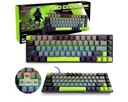 Mediatech - Gaming toetsenbord - Mechanisch toetsenbord 60% RED CORE MX60 MT1260, toetsverlichting