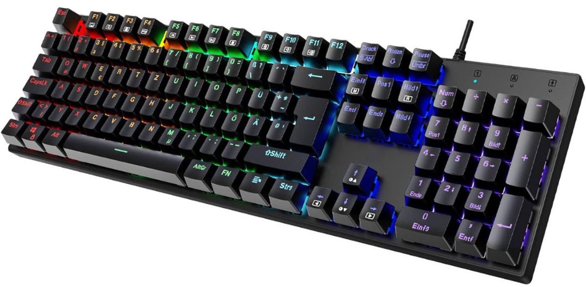 DailySupplies® Mechanical Keyboard - Mechanisch Toetsenbord Gaming - Zwart