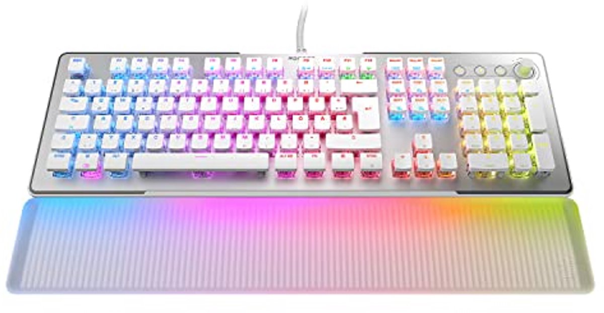 Optisch en mechanisch gamingtoetsenbord met RGB-verlichting en aanpasbare functies