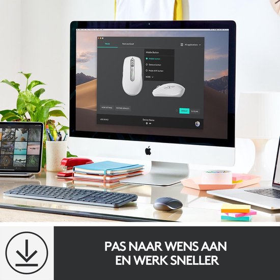 Logitech MX Anywhere 3 voor Mac - Grijs