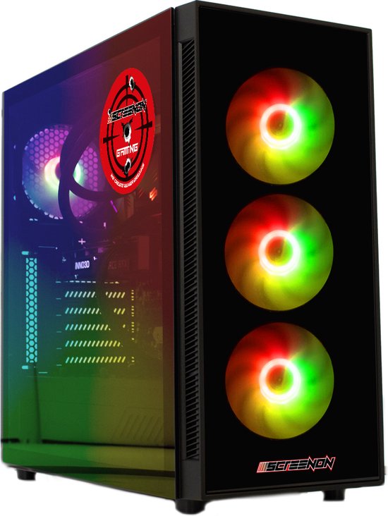 ScreenON - Ryzen 7 - 480GB M.2 SSD + 2TB HDD - RTX 3060 12GB - GamePC.X41564