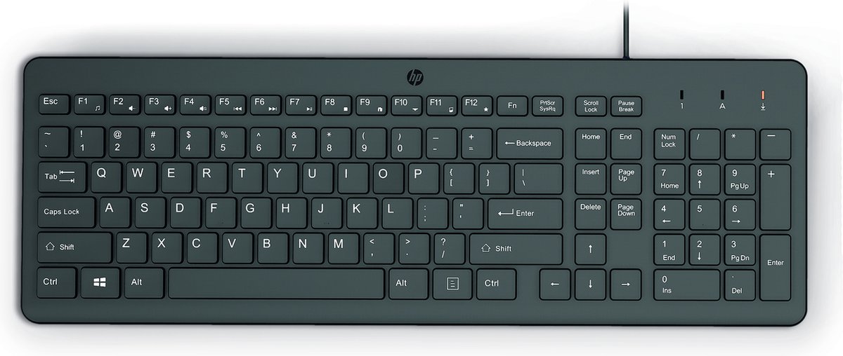 HP 150 - Bedraad Toetsenbord - Qwerty - Zwart