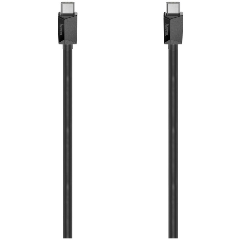 Hama USB-C-kabel Full-Featured, E-Marker, USB 3.2 Gen1, 5 Gbit/s, 0,75 m Kabel - Zwart