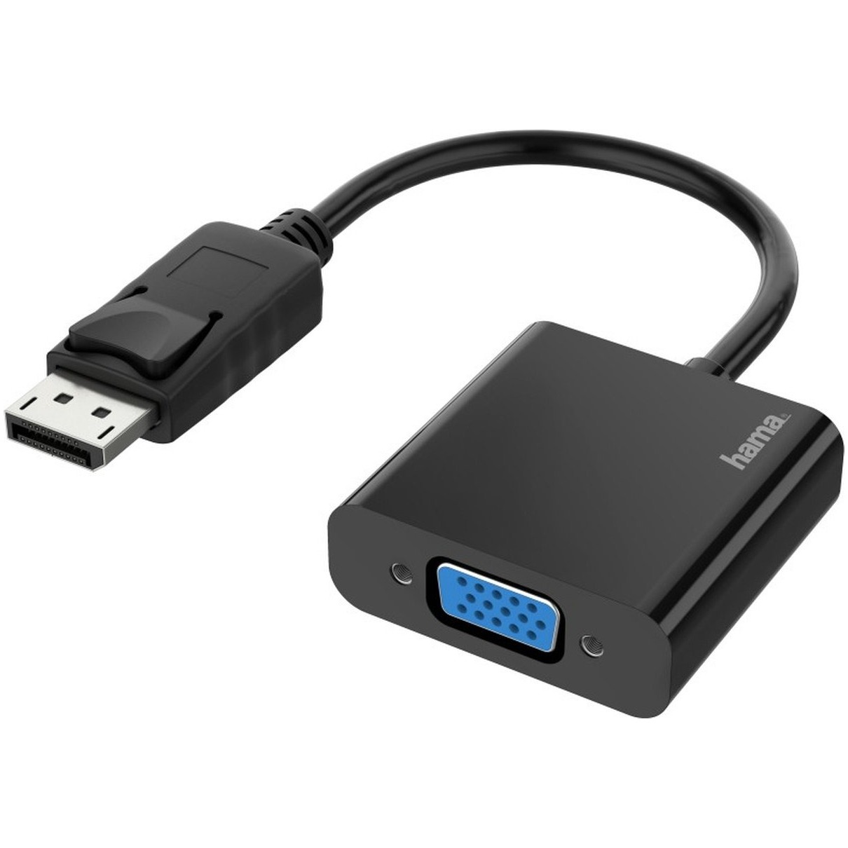 Hama Video-adapter, DisplayPort-stekker - VGA-aansluiting, Full-HD 1080p Kabel - Zwart