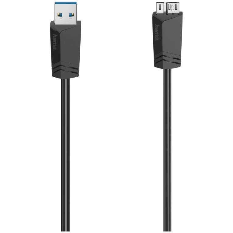 Hama Micro-USB-kabel, USB 3.0, 5 Gbit/s, 1,50 m Kabel - Zwart
