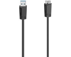 Hama Micro-USB-kabel, USB 3.0, 5 Gbit/s, 1,50 m Kabel - Zwart