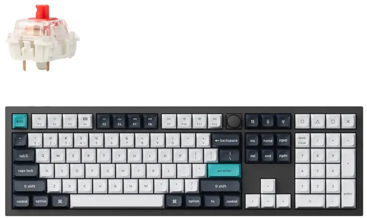Keychron Q6 Max QMK/VIA toetsenbord red switch
