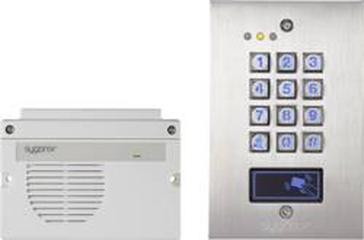 Sygonix 1582021 Codeslot Inbouw (in muur) IP66 Met verlicht toetsenbord, Met aparte analyse-unit