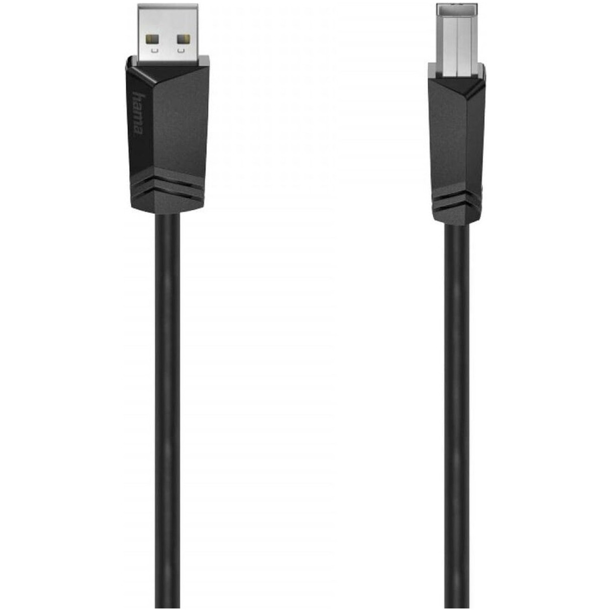 Hama USB-kabel, USB 2.0, 480 Mbit/s, 1,50 m Kabel - Zwart