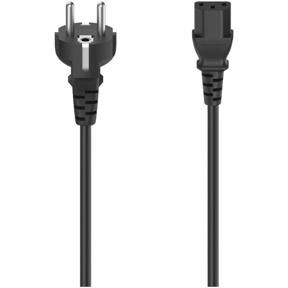 Hama Netsnoer 3 polig - shuko 1.5 meter Kabel - Zwart