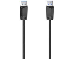 Hama USB 3.0 kabel type A-A 1.50m Kabel - Zwart
