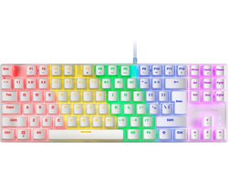 Mechanisch Gaming Toetsenbord TKL Bruine Switches FRGB Verlichting Antighosting