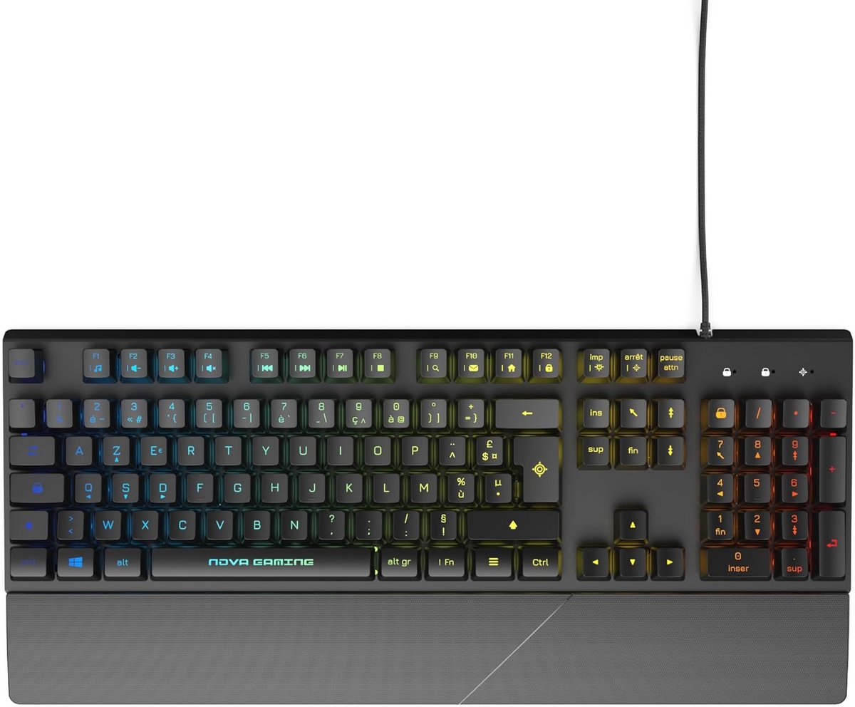 Mechanisch Gaming Toetsenbord met RGB Verlichting, Nederlands AZERTY
