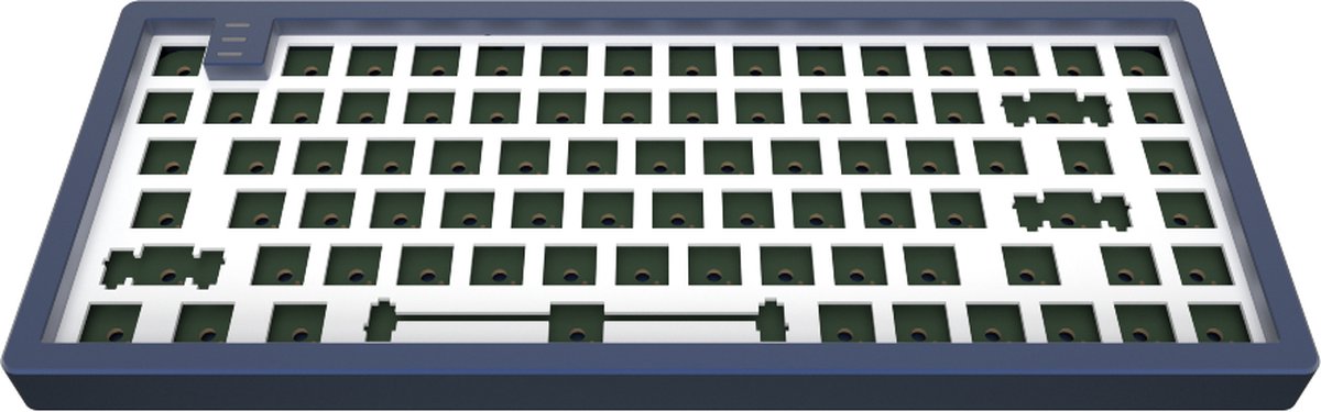 Dark Project - KD83A LTD Aluminum Navy Blue - Mechanisch Bedraad Toetsenbord - Barebones