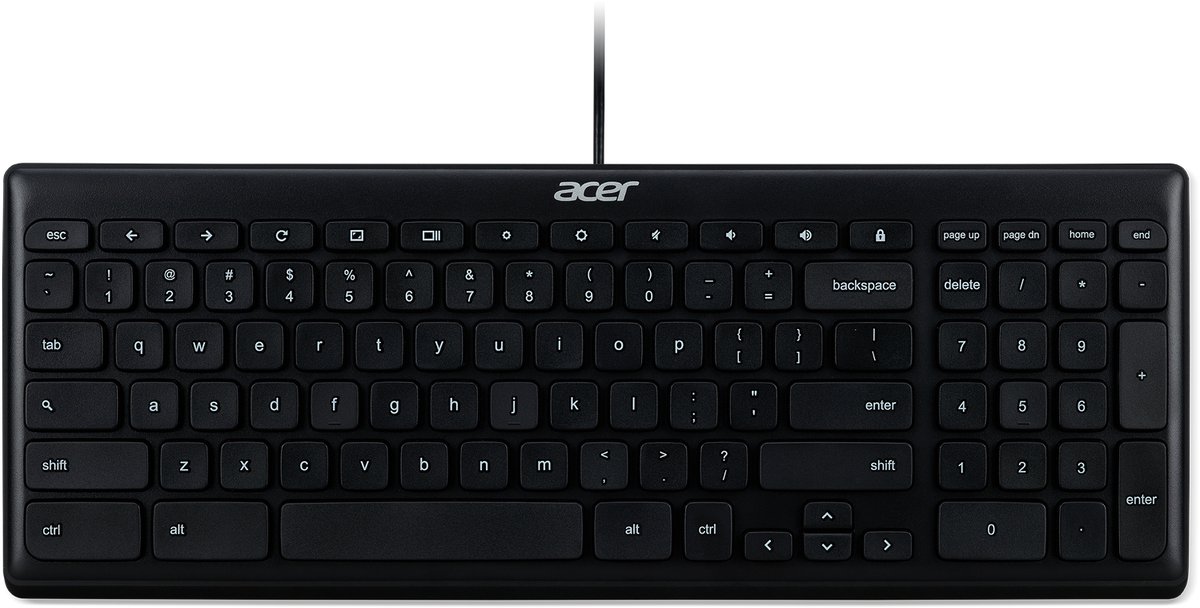 Acer DP.PR2EE.X71 toetsenbord Kantoor USB QWERTY US International Zwart