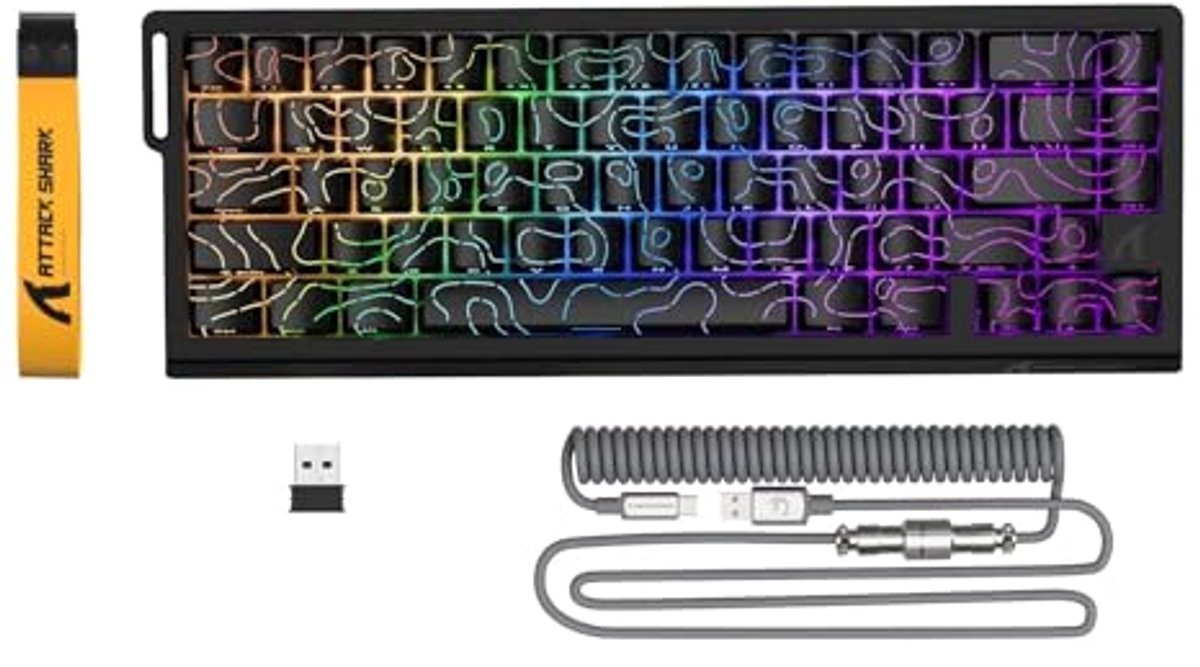 Draadloos Gaming Toetsenbord met Rapid Trigger en Magnetische Switches - 8000Hz Nauwkeurig