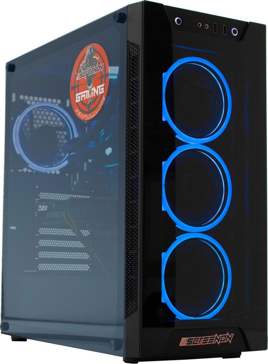 ScreenON - Ryzen 5 - 240GB M.2 SSD + 1TB HDD - RTX 3050 - GamePC.X31597
