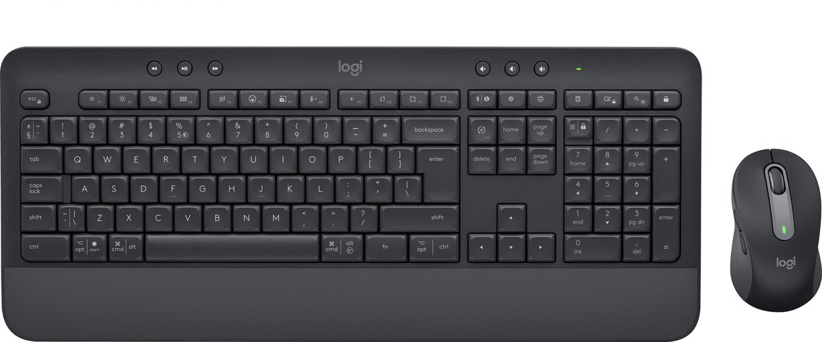 Keyboard and Wireless Mouse Logitech MK650 Spanish Qwerty