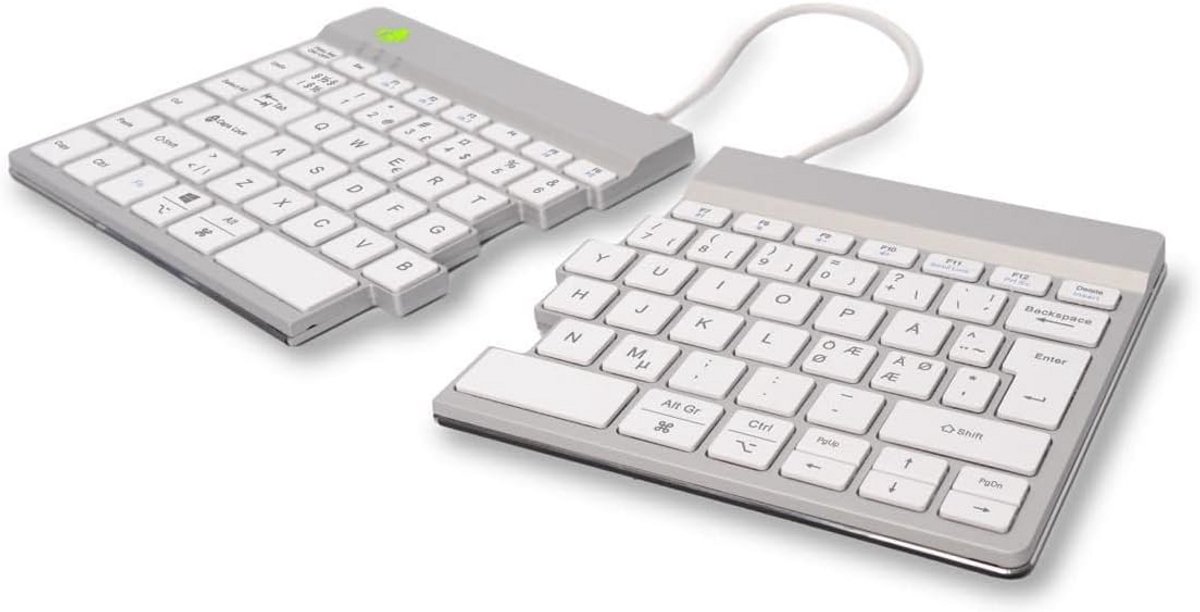 Ergonomisch Splits toetsenbord Bluetooth met Pauze-Software, Vermindert RSI Klachten