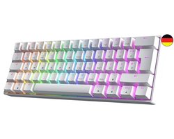 Compact mechanisch gamingtoetsenbord met RGB-verlichting - 60% lay-out voor PC en Mac