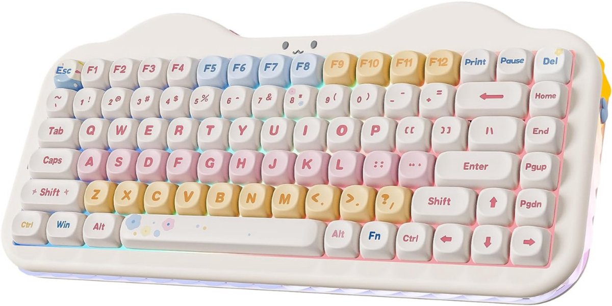 Mechanical Keyboard - Mechanisch Toetsenbord Gaming - Beige
