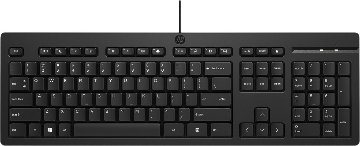 HP Toetsenbord 125 G2, Bedraad, Italiaans QWERTY (geen US QWERTY!)