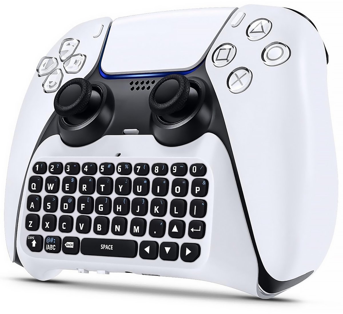 YONO Toetsenbord geschikt voor Playstation PS5 Controller - Keyboard - Accessoires - Wit
