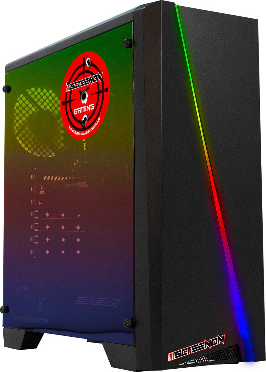 ScreenON - Game PC - Ryzen 5 - 250GB M.2 SSD - 8GB RAM - Radeon RX 550 - E723113