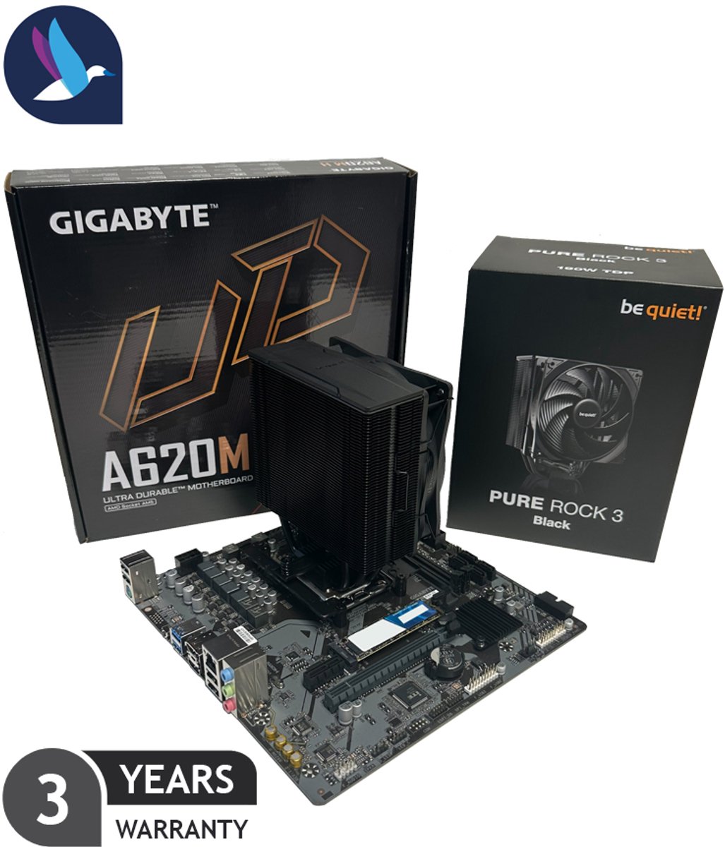 Kooiker AMD Upgrade-kit - Ryzen 5 / 9600X | Gigabyte A620M | 1 TB SSD - NVMe | Windows 11 Pro