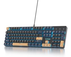 Mechanisch Gaming Toetsenbord met RGB Achtergrondverlichting en QWERTY Lay-out