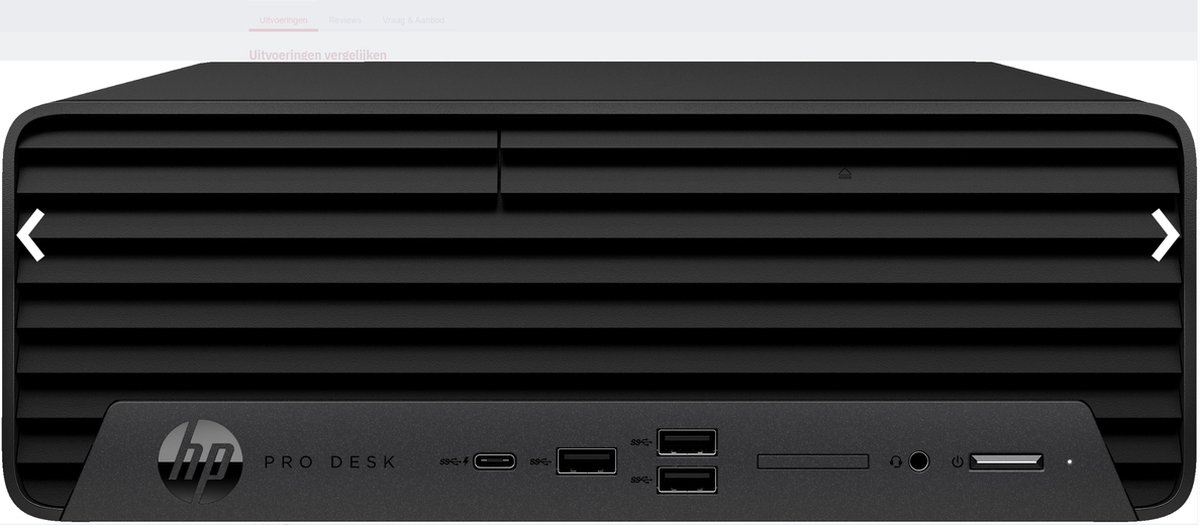 HP Pro SFF 400 G9 - i5-13500 - 16GB - 512GB SSD - W11P NL - QWERTY US/Int toetsenbord