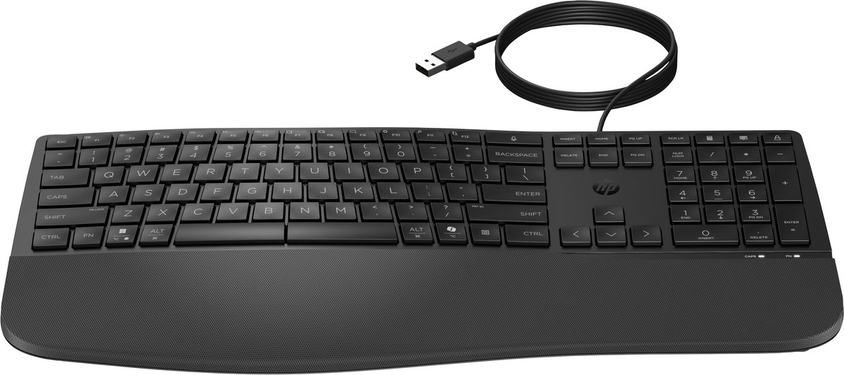HP 485 CFT WD KBD toetsenbord Kantoor USB Zwart