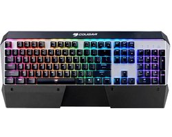 COUGAR Gaming 37ATRM1MB.1021 toetsenbord Gamen USB QWERTY Engels Aluminium, Zwart